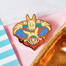 Load image into Gallery viewer, All Might &amp; Baby Deku Enamel Pin